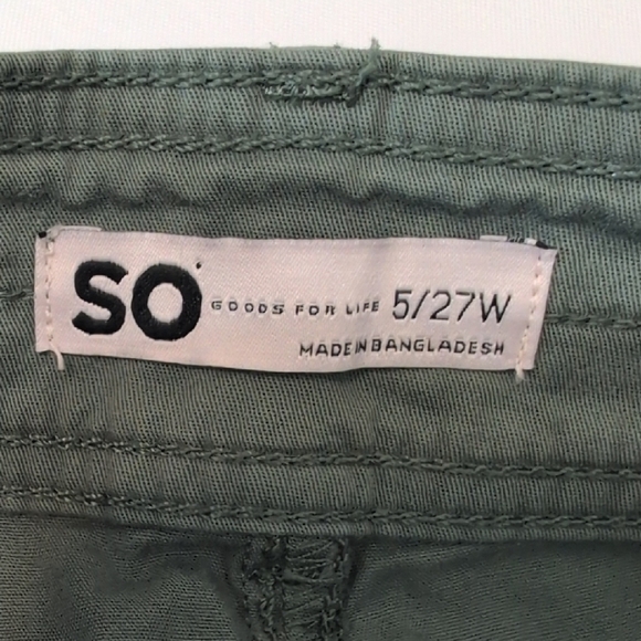 SO Olive Green Mini Skirt - Picture 6 of 7